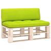 Day and Night - Day and Night Cushions for Pallet Sofa 2 Units Light Green Fabric
