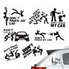 Don't Touch My Car Sticker, Funny Warning Bumper Sticker Decal - Car Decal Bumper
