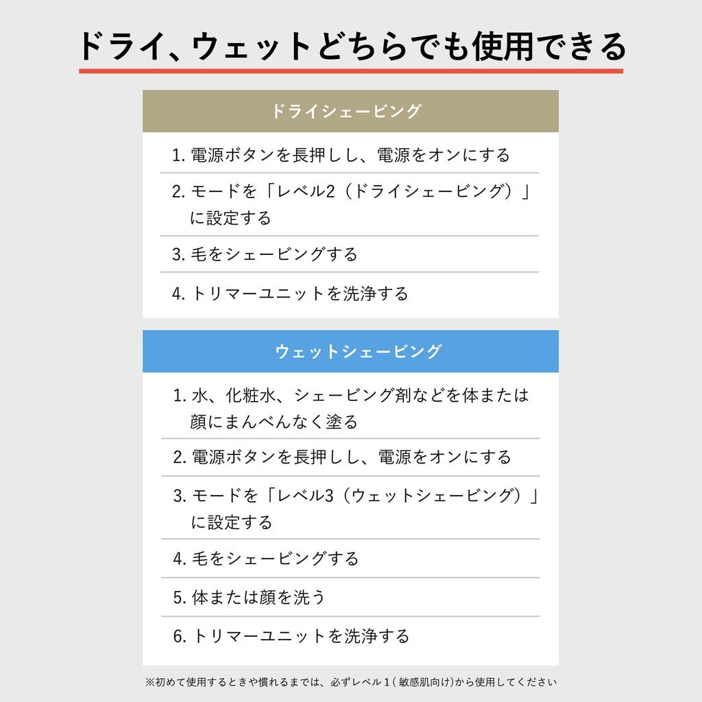 Триммер для тела, триммер для горячего бритья, бритва для тела YJED0W, белый YA-MAN