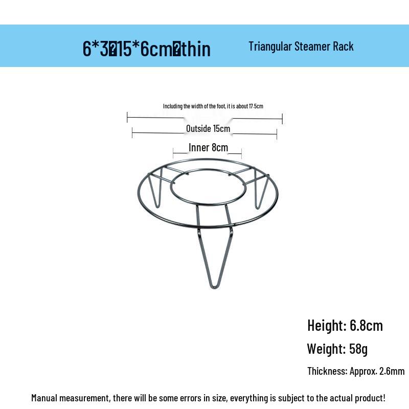 15-25 см нержавеющая сталь антимагнитная подставка для варки овощей на пару
