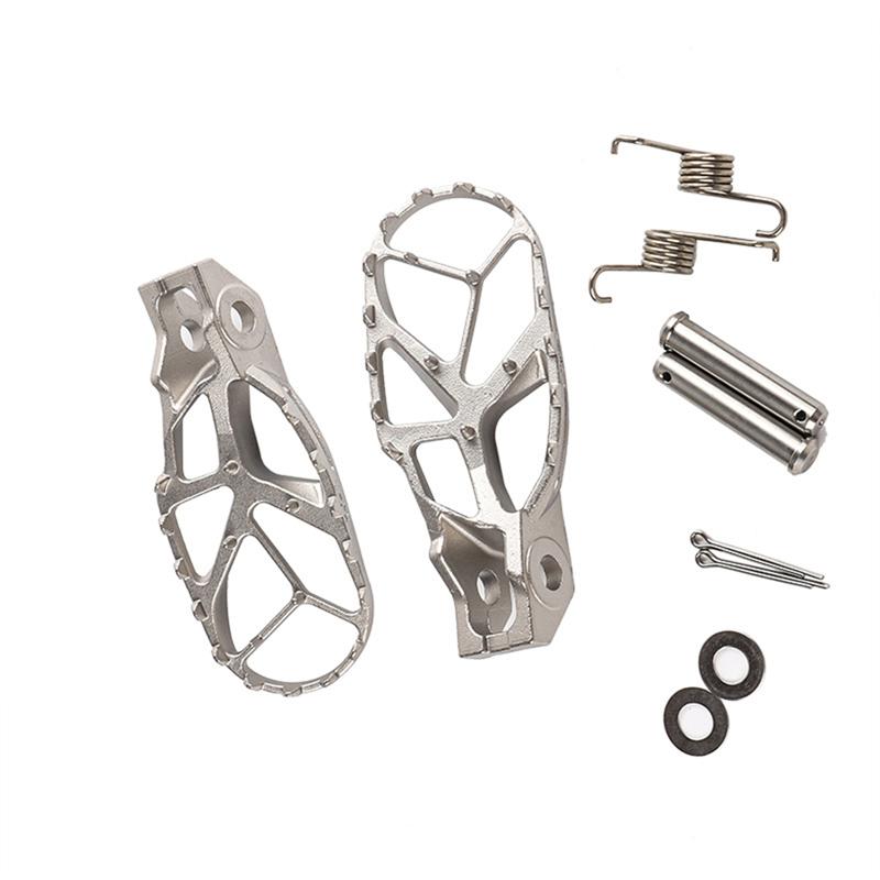 Xxf 16-22 For Ktmex 17-22 Stainless Steel Foot Pegs Kit Motorcycle Dirt Bike Motocross Pedal Accessories