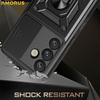 For Samsung Galaxy S26+ Case with Slide Camera Lid PC + TPU Kickstand Phone Cover