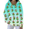 Christmas Hoodies For Women Funny Cute Printed Holiday Sweatshirt Winter Oversized Pullover Tops
