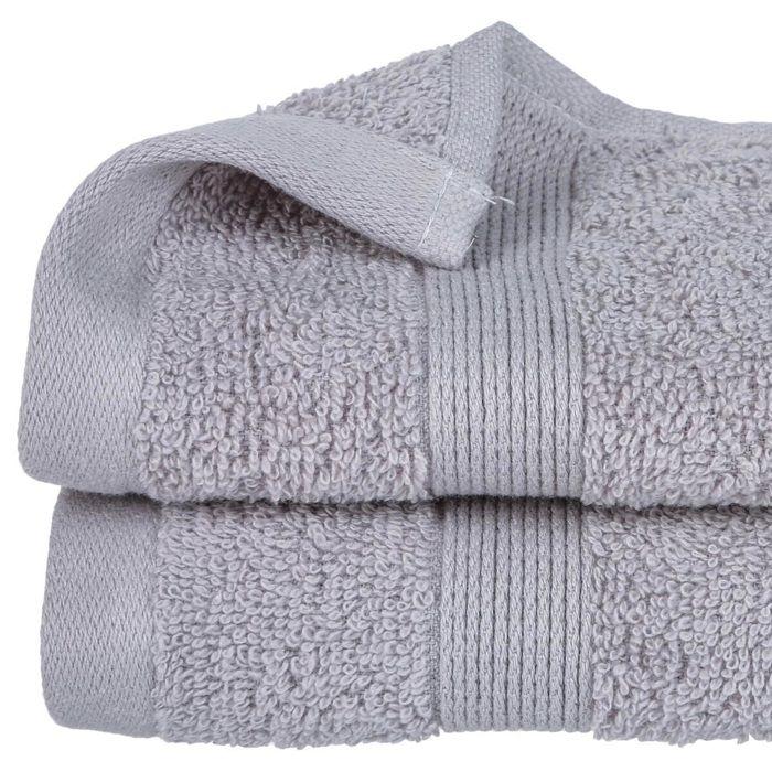 Serviette de toilette invite 30 x 50 cm Couleur moderne taupe