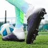 Men's New Trendy High Top Soccer Shoes Anti-Slip High Quality Training Football Boots Children's Outdoor Durable Sneakers