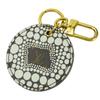 Used Key Ring Portocre Monogram M66739 Pumpkin Dot Monogram Bron White Yayoi Kusama