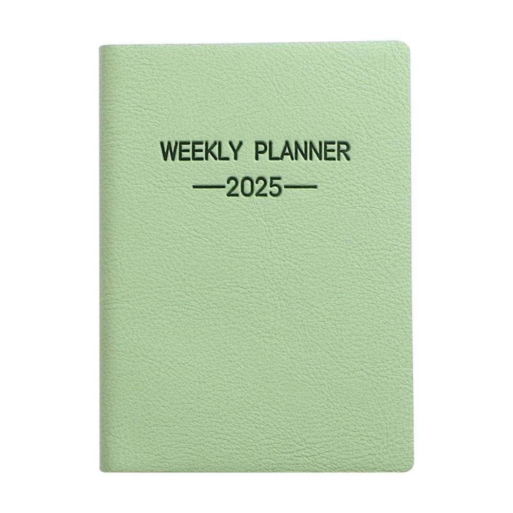 A6/A7 2025 Agenda Book English Daily Weekly Monthly Planner 2025 Planner Notebook  School Office