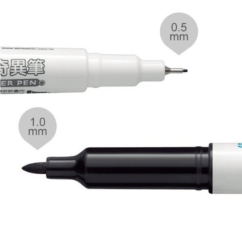 Двусторонние перманентные маркеры, три цвета