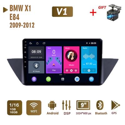 2 Din Android автомобильный радиоприемник мультимедийный видеоплеер для BMW X1 E84 2009-2012 навигация GPS WIFI головное устройство 1 + 16 ГБ