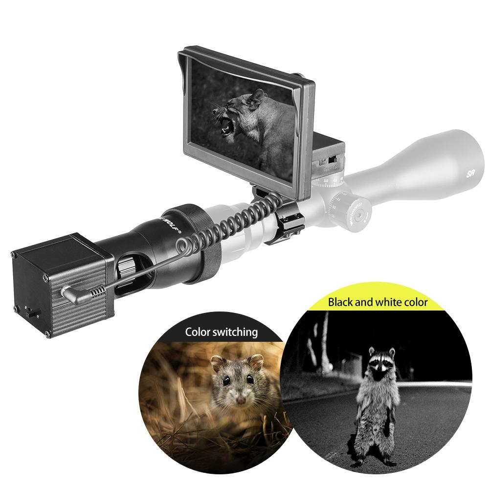 Tactical 850nm Infrared LED IR Night Vision Riflescope Hunting Scopes Optics Sight Waterproof