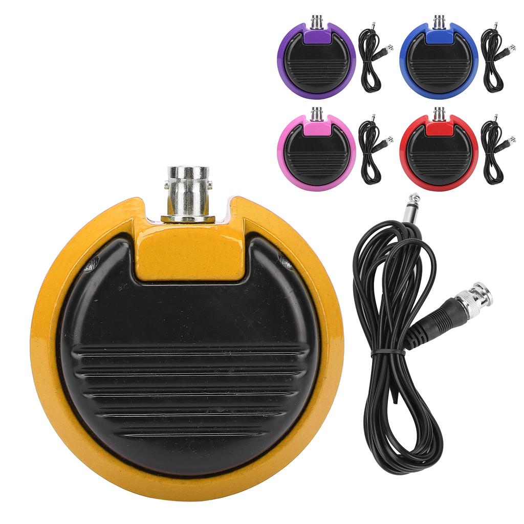 Круглая педаль для татуировки, портативный ножной переключатель для татуировки, аксессуар для контроллера