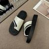 Niche Soft-bottomed Beach Cool Slippers for Women's Outer Wear 2025 Summer New Fashionable Thick-bottomed Non-slip Toe Slippers