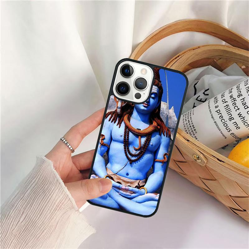 Лорд Шива Индуистский Бог Будда Индия Чехол для Телефона Для iPhone 17 Air 16 15 14 11 12 13 Pro MAX Plus coque Чехол Оболочка