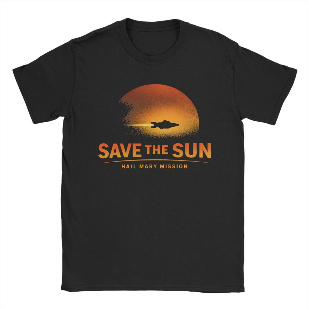 Unique Project Hail Mary La La Land TShirt For Unisex Unisex O Neck 100 Cotton T Shirts Short Sleeve Tees Printed Tops