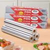 5м/10м/20м Бумага из алюминиевой фольги Утолщенная фольга для барбекю для аэрофритюрницы, духовки, аксессуары для барбекю