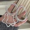 925 Sterling Silver Earrings For Women Trendy Geometric Big Round Twist Earring Jewelry Prevent Allergy Party Gift Accessories