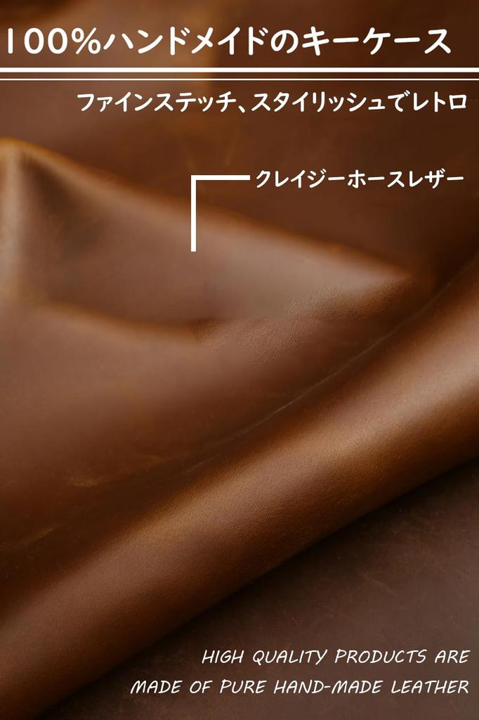 TECART Honda Key Leather Key Cover for Step Wagon Civic Key Honda Smart Key 5 Black Case, RP8, Vezel, ZRV, Holder, N-BOX, Odyssey, Elysion, Case,