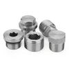 Высокое давление 1/8" - 1.5" BSP NPT Наружный шестигранный квадратный заглушка-колпачок с потайной головкой, фитинг для трубопровода из нержавеющей стали 304