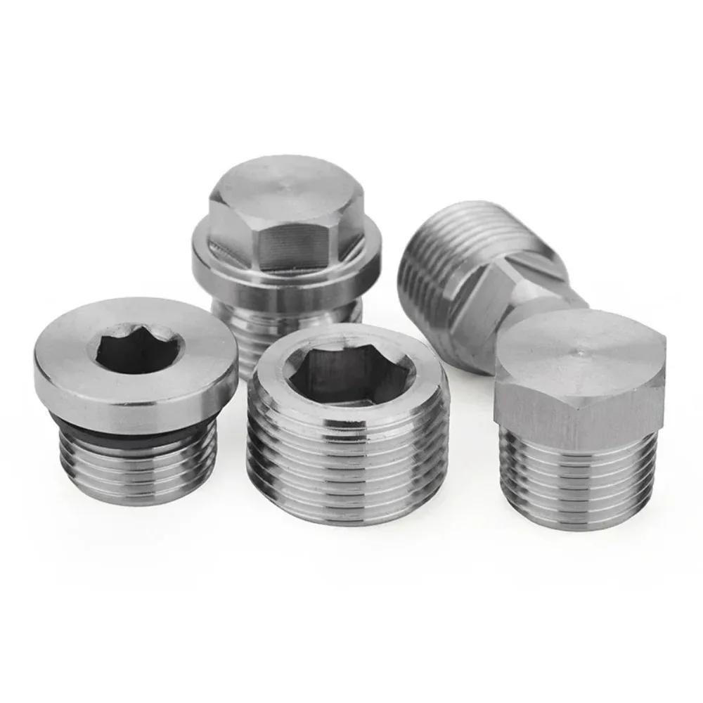 Высокое давление 1/8" - 1.5" BSP NPT Наружный шестигранный квадратный заглушка-колпачок с потайной головкой, фитинг для трубопровода из нержавеющей стали 304