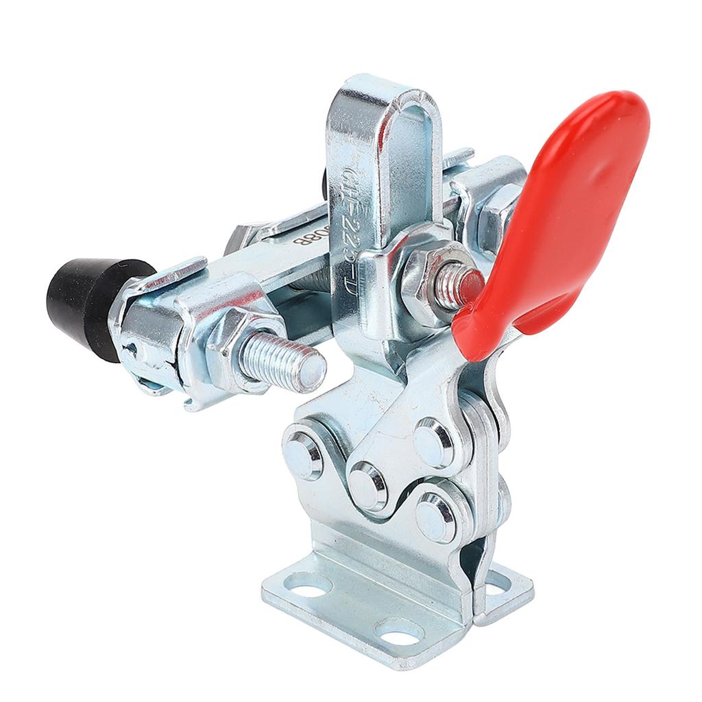 Быстроразъемный горизонтальный зажим из высокоуглеродистой стали с двумя головками, прижимной зажим с шарнирным соединением