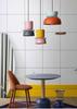 Nordic Macaron Halo Pendant Lamp - Modern Warm Lighting for Restaurants, Bars, and Bedrooms