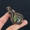 Dragon Blood Jasper Gemstone Handmade Copper Wire Wrap Jewelry Pendant For Memorial Gift