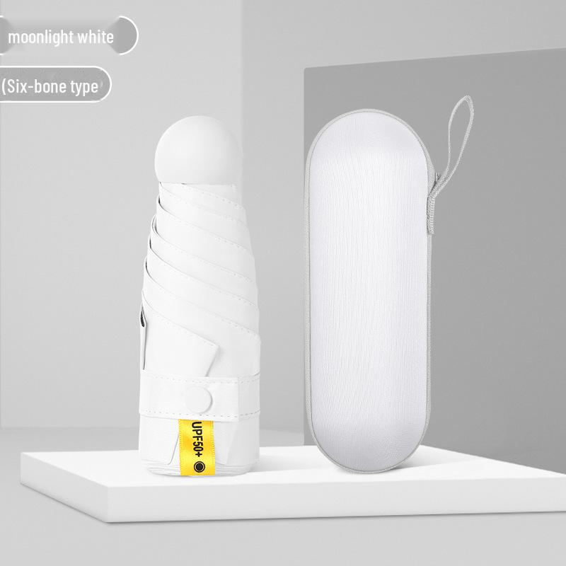 Компактный зонт-держатель для карточек, складывающийся на 60%, — легкий, защищающий от УФ-излучения, для двойного использования на солнце и в дождь