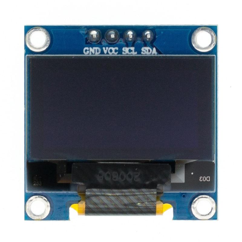 0.96 Inch IIC SPI Serial 7/4Pin White/Blue/Yellow Blue/Yellow OLED Display Module SSD1306 12864 LCD Screen Board for Arduino