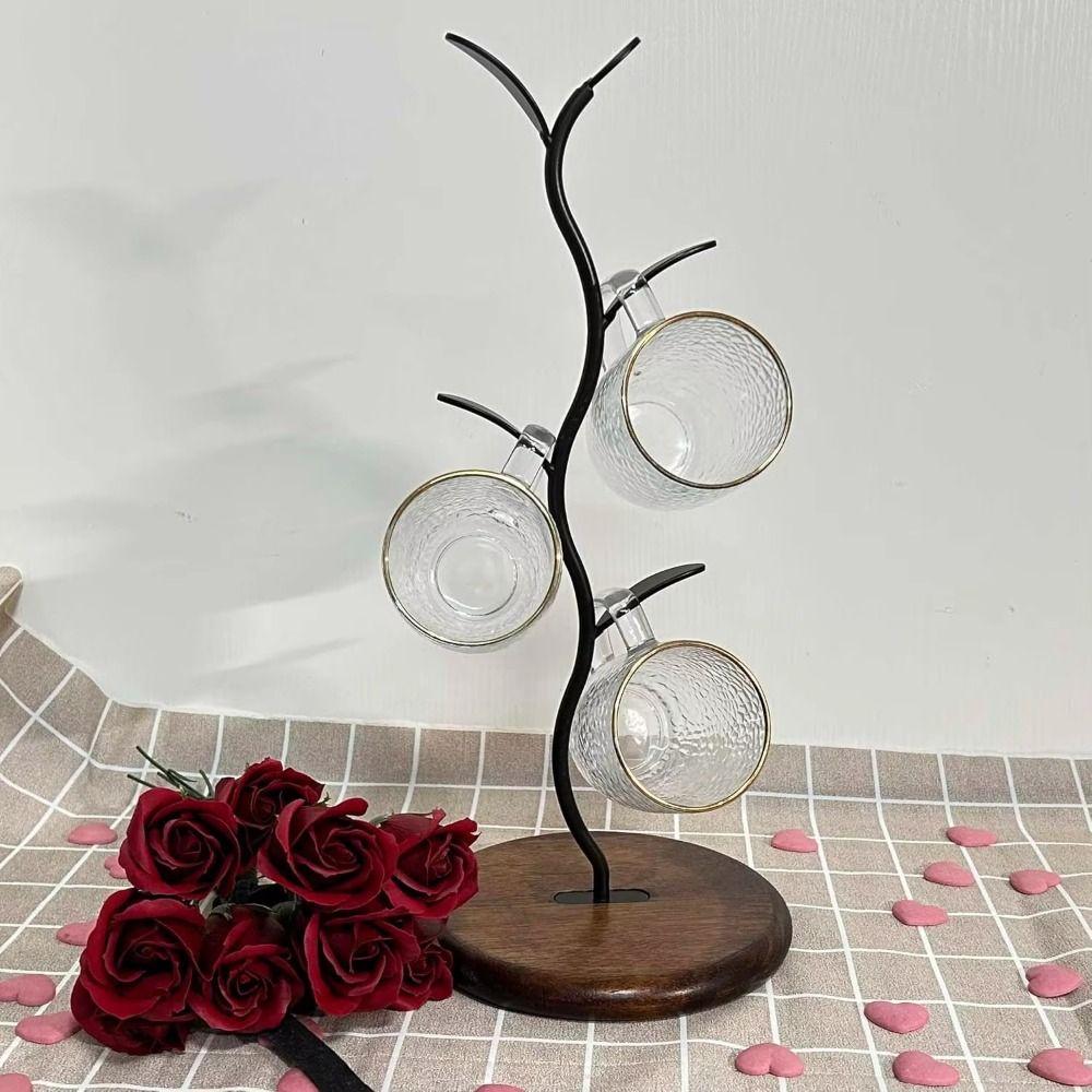 Держатель для кофейных кружек в форме дерева, Подставка для хранения кружек, Современная вешалка для стаканов, Кухня