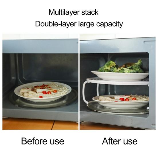 Поднос для микроволновой печи, многослойный, сложенный, не деформируется, легко моется, готовит, полипропилен, складная конструкция, держатель для пара, товары для дома