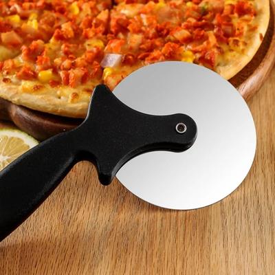 Одинарный круглый нож для пиццы из нержавеющей стали для торта, печенья, хлеба, пиццы, отдельно, роликовые ножницы, кухонные инструменты для резки