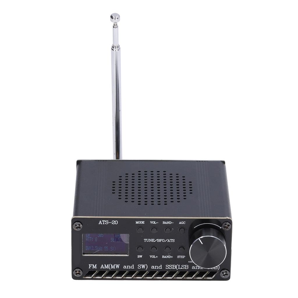 Радио полнодиапазонный приемник DSP FM AM SSB Si4732 портативный перезаряжаемый с антенной