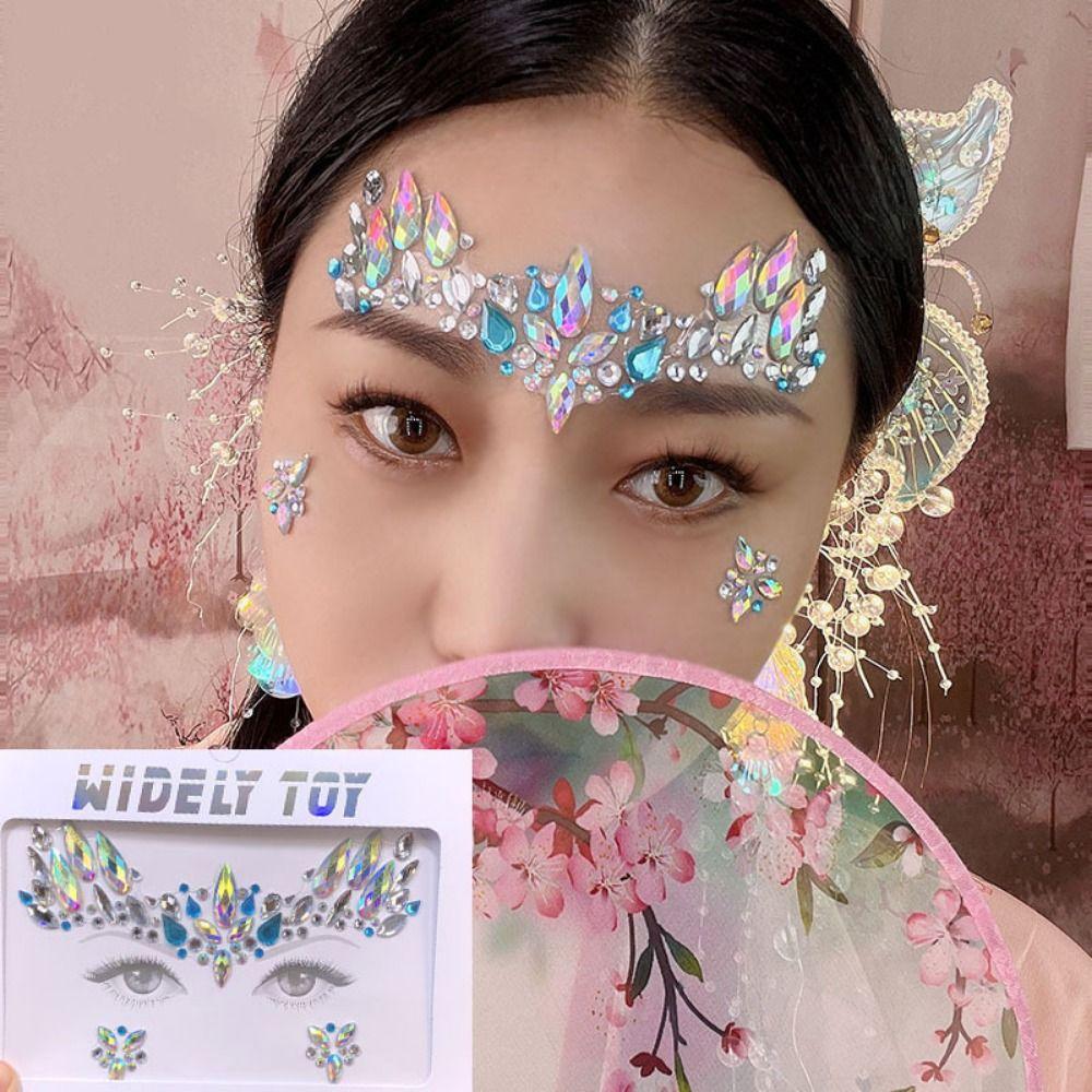 Поддельная татуировка 3D стразы наклейка без клея временная наклейка татуировка женщины