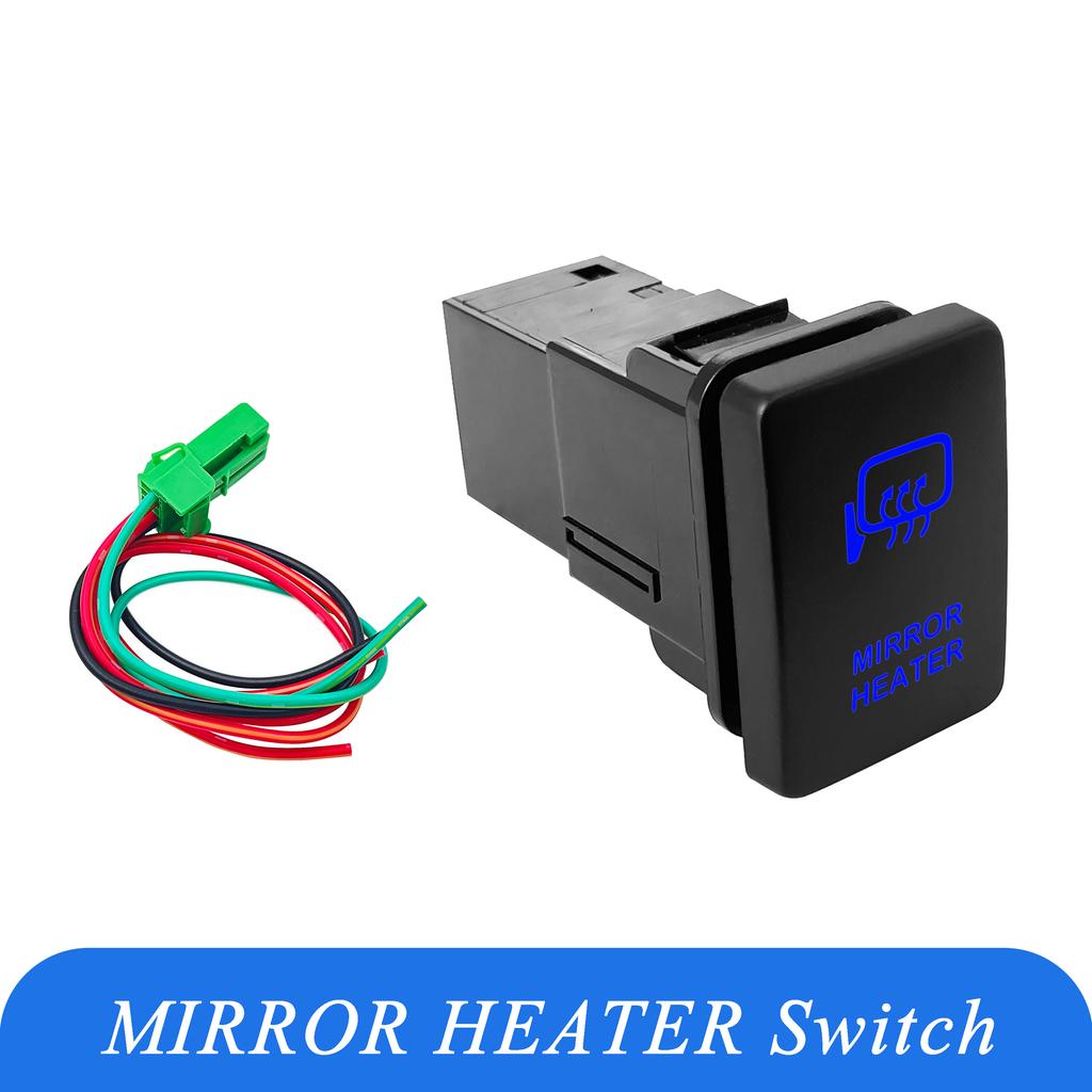 12V Blue LED Fog Light Bar Push Switch For Toyota 2015 Hilux GUN Prado 150 200 RAV4 HiAce Landcruiser ON OFF Button Switch
