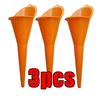 3pcs Motorcycle Long Stem Funnel Gasoline Oil Fuel Filling Tools Anti-splash Plastic Funnel Car Refueling Tools Auto Accessories