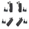 4x Flush Lever Door Latch Adjustable Latches for Marine, Boat, RV, Trailer, Camper, Motor Home,