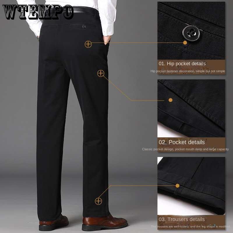 Men's Jeans Summer New Loose Straight Middle-aged Men's Casual Pants High Waist Middle-aged and Older Dads Pants