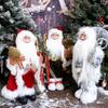ABXMAS New Year 2024 Christmas Decorations For Home 45cm Santa Claus Doll Children Gifts Christmas Xmas Tree Ornaments Navidad