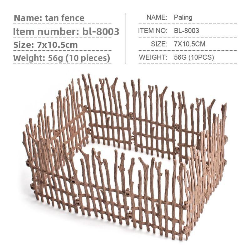 ПВХ Набор «Сцена из жизни на ферме» с несколькими секциями для образовательных игр и декора