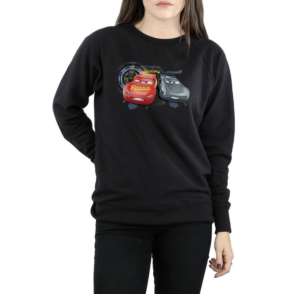 Disney Womens/Ladies Cars Lightning Vs Storm Sweatshirt