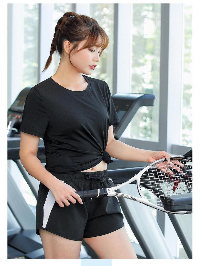 Plus Size Women's Mesh Short Sleeve Sport Top - Breathable Yoga, Gym, Running Cover-up