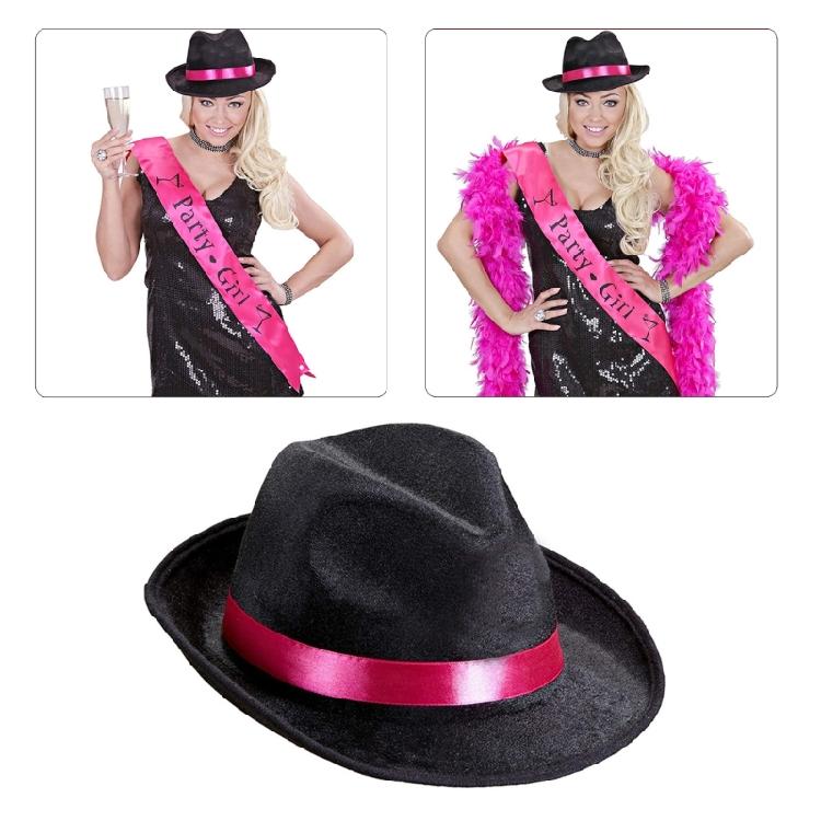 Шляпа-котелок Круглая шляпа Взрослая шляпа федора Сценическое шоу Наряд Шляпа трилби Головной убор