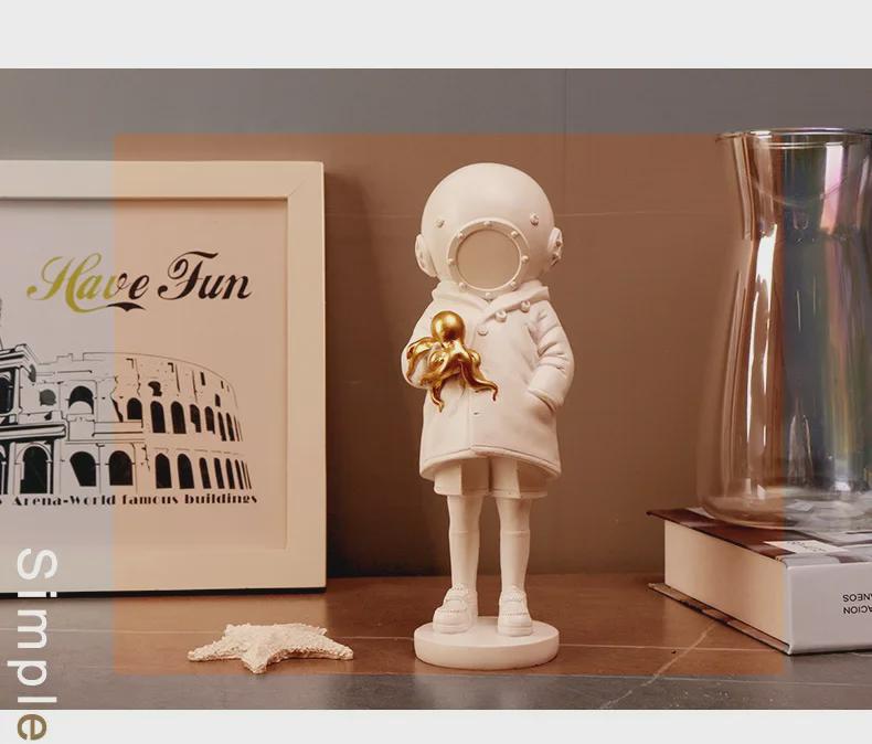 Banksy Deep Diver Sculpture for Home Decor