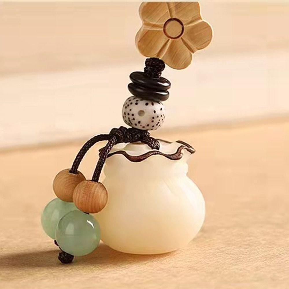 Подарок другу китайский счастливый брелок ручной работы держатель для ключей женская сумка кулон Бодхи кошелек держатель для ключей