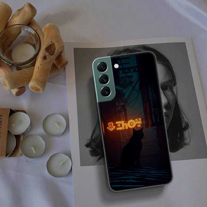 Игровой чехол для телефона S-Stray Cat для Samsung Galaxy S22 S25 Ultra S21 S10 Plus S26 Edge S20 S23 S24 FE Чехол Силиконовый Мягкий ТПУ Cl