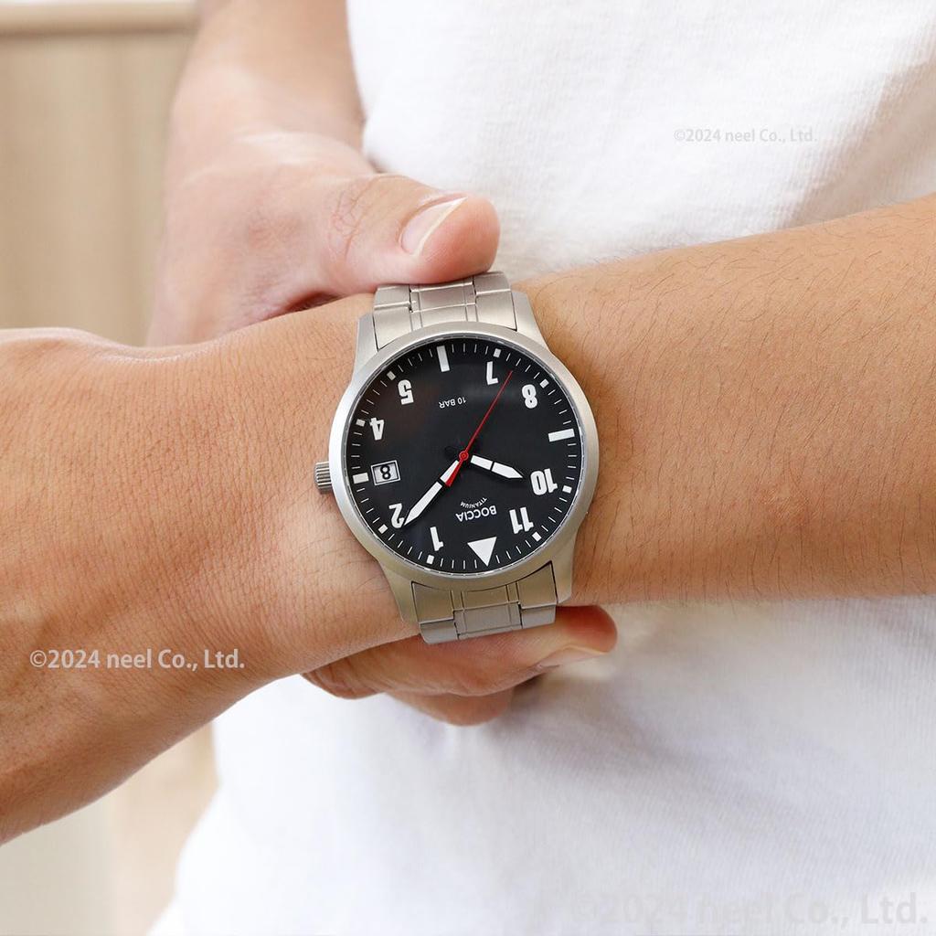 Мужские часы Boccia Titanium Silver 3650-02