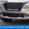 Декоративная накладка на передний противотуманный фонарь для Nissan X-trail Xtrail Rogue T33 Защитная накладка на противотуманную фару из углеродного волокна Автоаксессуары