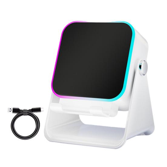 Yousheng 5-в-1 Автоматический сенсорный Bluetooth-совместимый динамик с регулируемым держателем для телефона Высококачественный стереодинамик для iPhone Динамик с подсветкой