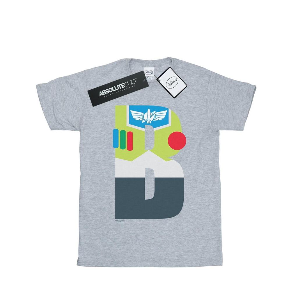 Disney Womens/Ladies Alphabet B Is For Buzz Lightyear Cotton Boyfriend T-Shirt