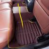 5 шт. автомобильные коврики, водонепроницаемые кожаные коврики из ПВХ, универсальный передний и задний коврик с подкладкой, кожаный ковер, подходящий для сиденья водителя и пассажира